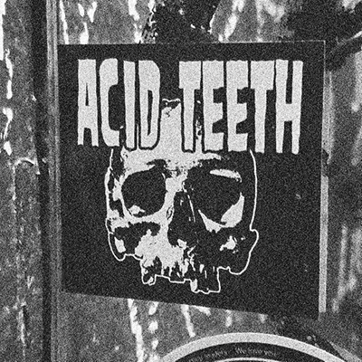 ACID TEETH STICKER